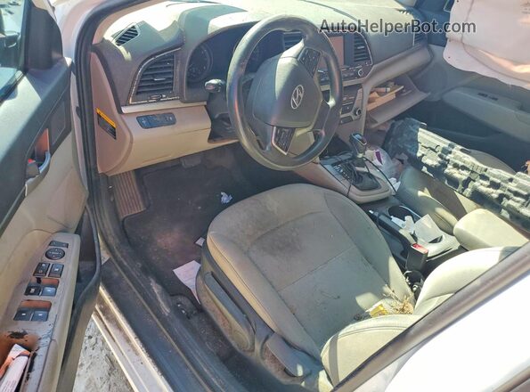 5NPD84LFXHH207317 2017 HYUNDAI ELANTRA White Առջևի վահանակի տեսք