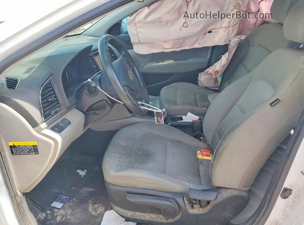 5NPD84LFXHH207317 2017 HYUNDAI ELANTRA White Սալոնի դիմացի տեսք