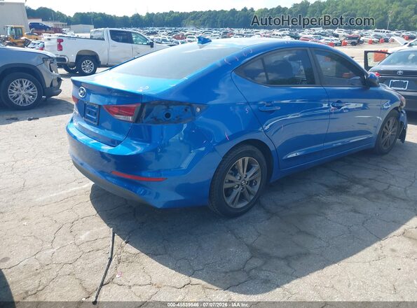 5NPD84LFXJH220252 2018 HYUNDAI ELANTRA Blue Tył prawy