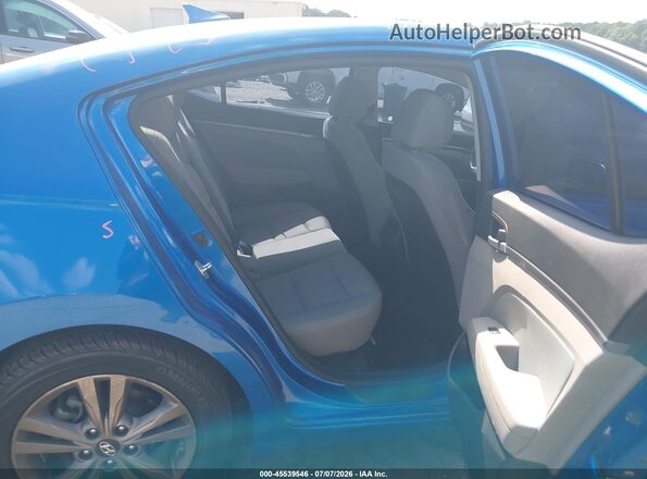 5NPD84LFXJH220252 2018 HYUNDAI ELANTRA Blue Widok naklejki z numerem VIN