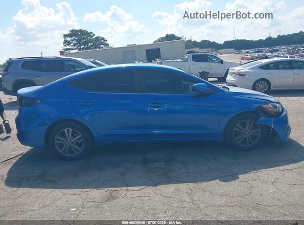 5NPD84LFXJH220252 2018 HYUNDAI ELANTRA Blue Widok wnętrza 360 stopni