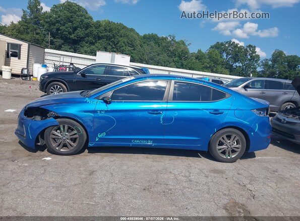 5NPD84LFXJH220252 2018 HYUNDAI ELANTRA Blue 