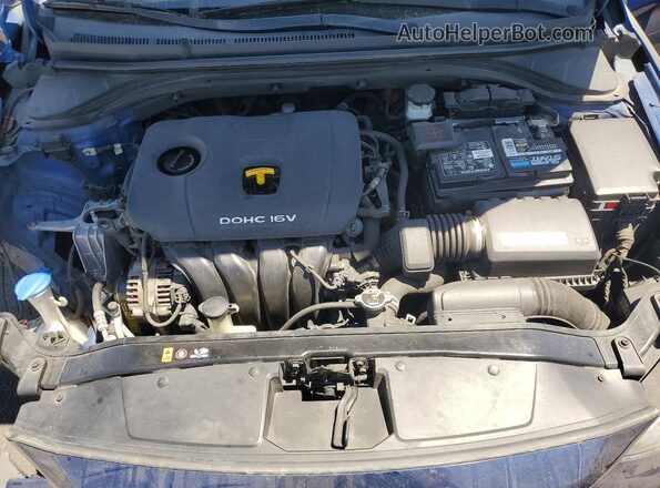 5NPD84LFXJH224303 2018 HYUNDAI ELANTRA Blue Вид задньої частини салону