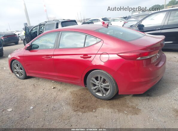 5NPD84LFXJH226195 2018 HYUNDAI ELANTRA Red Vista interior de 360 grados