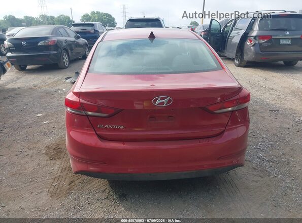 5NPD84LFXJH226195 2018 HYUNDAI ELANTRA Red 