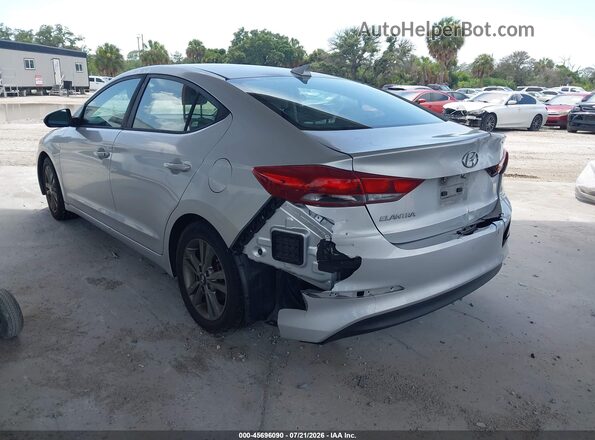 5NPD84LFXJH230053 2018 HYUNDAI ELANTRA Silver Trasero izquierdo