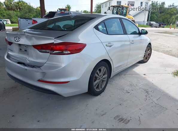 5NPD84LFXJH230053 2018 HYUNDAI ELANTRA Silver Trasero derecho