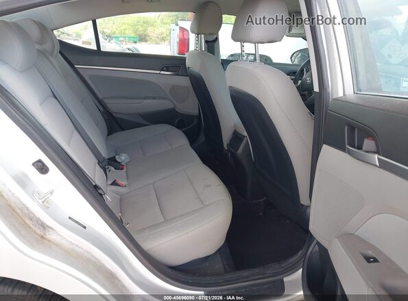 5NPD84LFXJH230053 2018 HYUNDAI ELANTRA Silver Vista de la etiqueta del VIN
