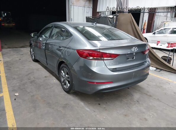 5NPD84LFXJH253347 2018 HYUNDAI ELANTRA Gray Задня ліва чверть