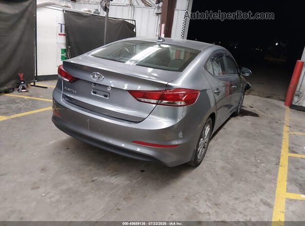 5NPD84LFXJH253347 2018 HYUNDAI ELANTRA Gray Задня права чверть