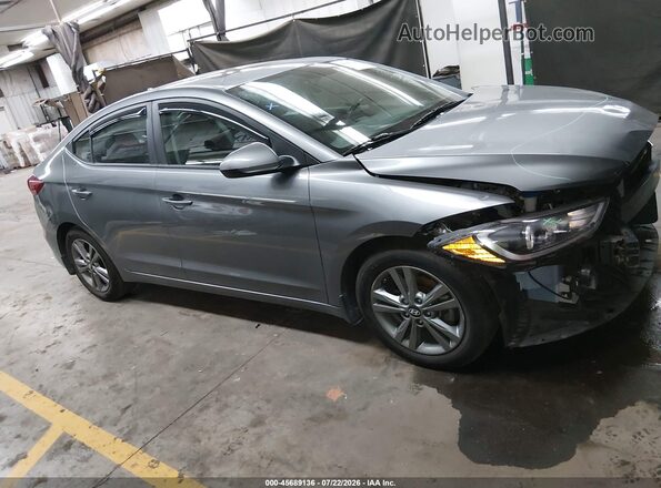 5NPD84LFXJH253347 2018 HYUNDAI ELANTRA Gray Панорамний вид салону 360°