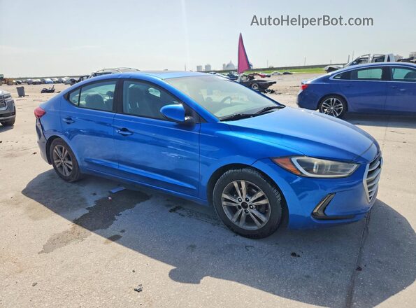 5NPD84LFXJH261058 2018 HYUNDAI ELANTRA Blue წინა მარჯვენა