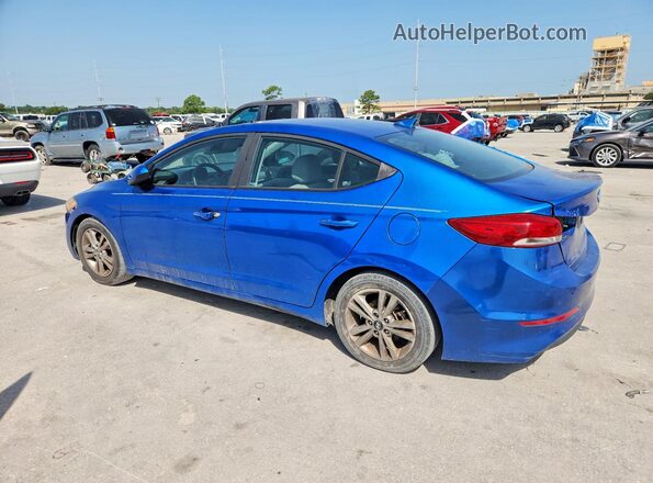 5NPD84LFXJH261058 2018 HYUNDAI ELANTRA Blue უკანა მარცხენა