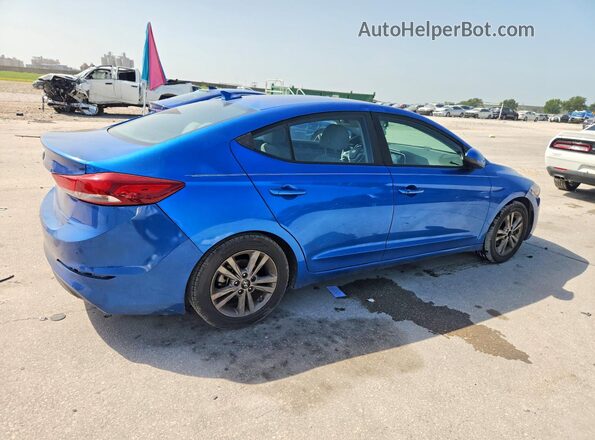 5NPD84LFXJH261058 2018 HYUNDAI ELANTRA Blue უკანა მარჯვენა