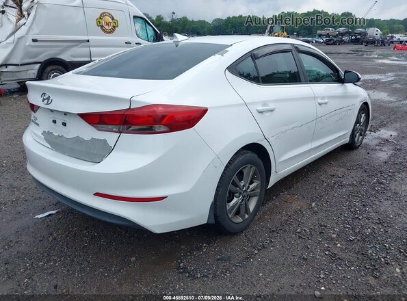 5NPD84LFXJH271346 2018 HYUNDAI ELANTRA White უკანა მარჯვენა