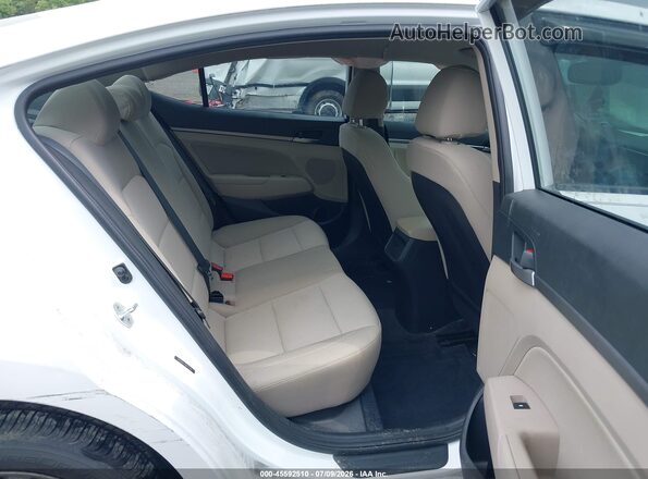 5NPD84LFXJH271346 2018 HYUNDAI ELANTRA White VIN კოდის სტიკერის ხედი