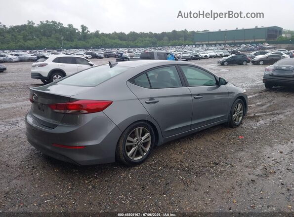 5NPD84LFXJH273310 2018 HYUNDAI ELANTRA Серый Задняя правая четверть
