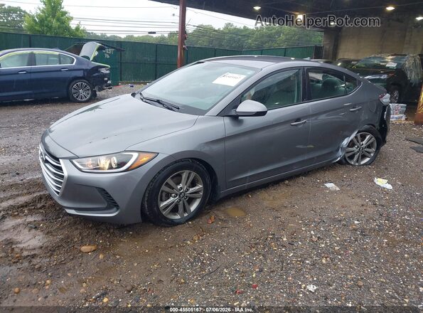 5NPD84LFXJH273310 2018 HYUNDAI ELANTRA Серый Передняя левая четверть