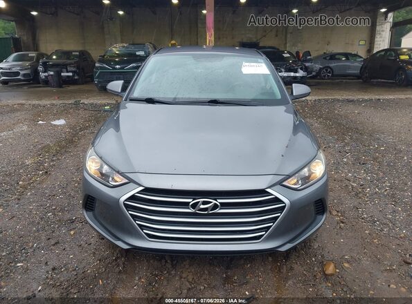 5NPD84LFXJH273310 2018 HYUNDAI ELANTRA Серый Вид щитка приборов
