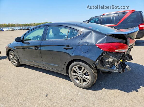 5NPD84LFXJH277051 2018 HYUNDAI ELANTRA Black Tył lewy