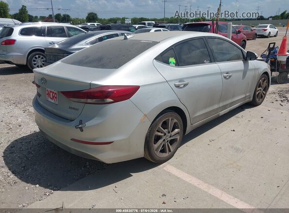 5NPD84LFXJH283125 2018 HYUNDAI ELANTRA Silver Задня права чверть