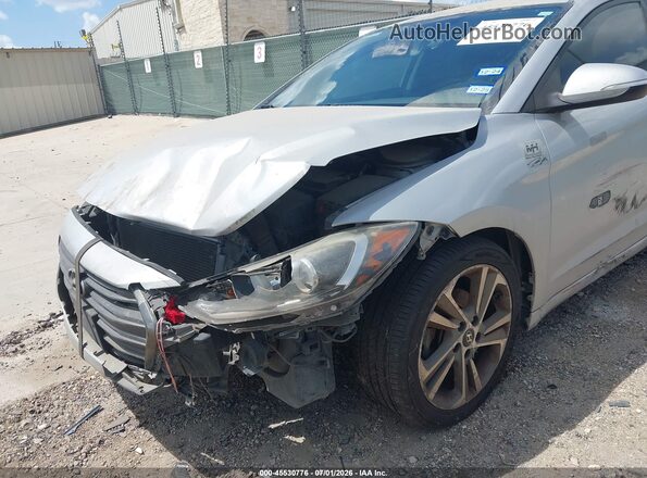 5NPD84LFXJH283125 2018 HYUNDAI ELANTRA Silver Вид спереду