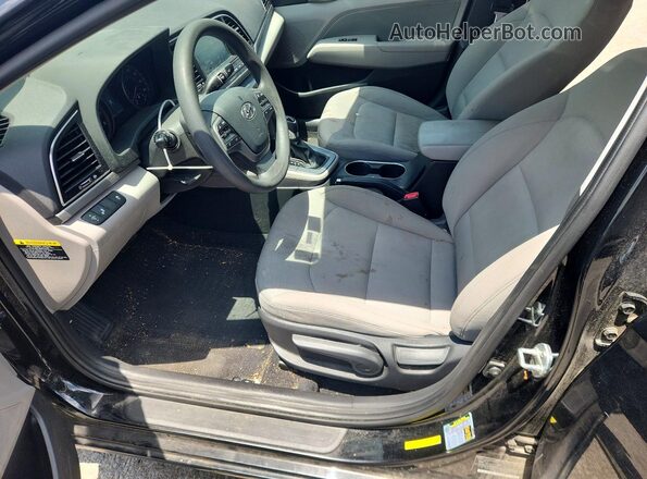 5NPD84LFXJH290351 2018 HYUNDAI ELANTRA Black Vista interior delantera
