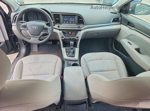 5NPD84LFXJH290351 2018 HYUNDAI ELANTRA Black Vista del salpicadero