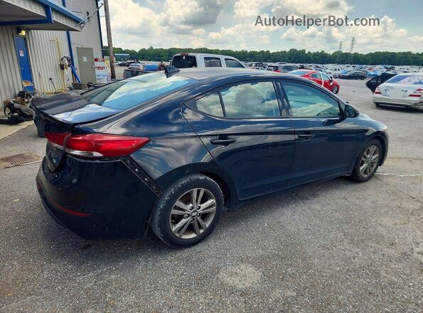 5NPD84LFXJH290351 2018 HYUNDAI ELANTRA Black Trasero derecho