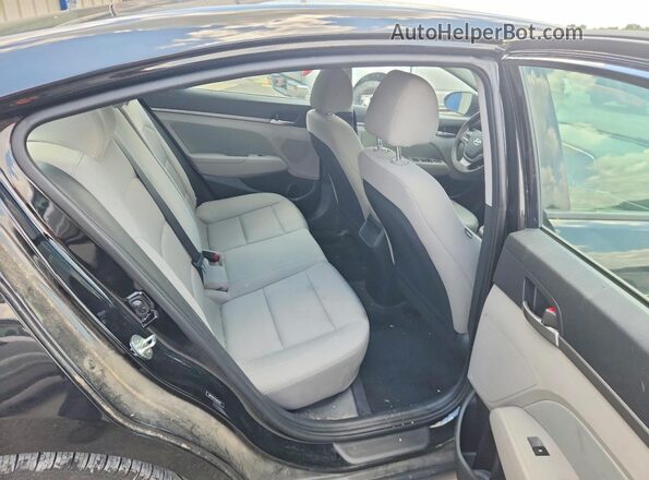 5NPD84LFXJH290351 2018 HYUNDAI ELANTRA Black Vista de los asientos traseros