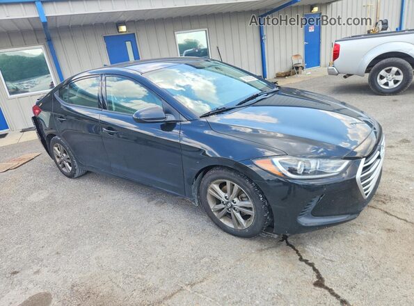 5NPD84LFXJH290351 2018 HYUNDAI ELANTRA Black Delantero derecho