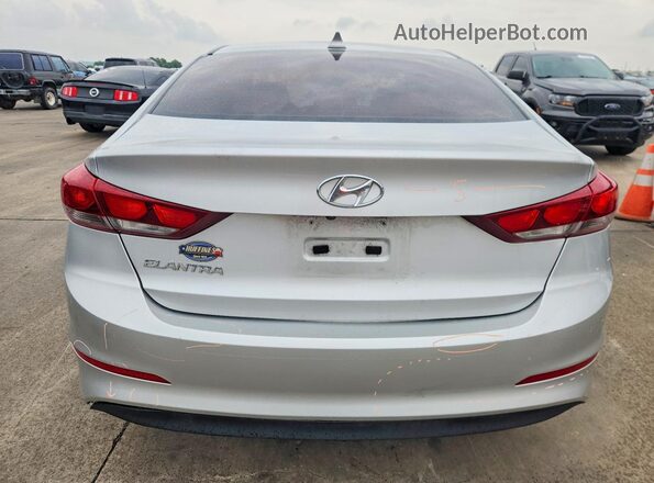 5NPD84LFXJH293931 2018 HYUNDAI ELANTRA Silver Вид ззаду