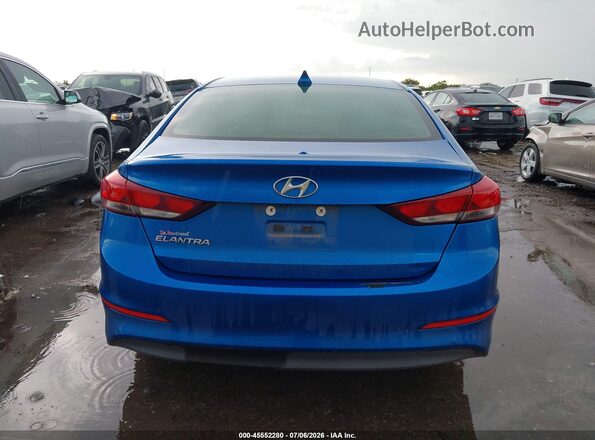 5NPD84LFXJH302045 2018 HYUNDAI ELANTRA Blue 