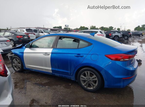 5NPD84LFXJH302045 2018 HYUNDAI ELANTRA Blue Панорамний вид салону 360°