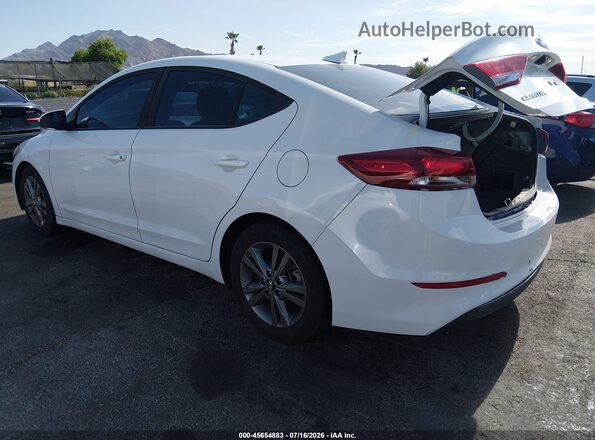 5NPD84LFXJH303941 2018 HYUNDAI ELANTRA White Հետևի ձախ
