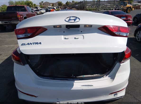 5NPD84LFXJH303941 2018 HYUNDAI ELANTRA White Դիմացի տեսք