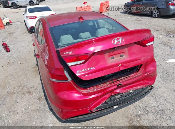 5NPD84LFXJH331884 2018 HYUNDAI ELANTRA Красный Вид спереди