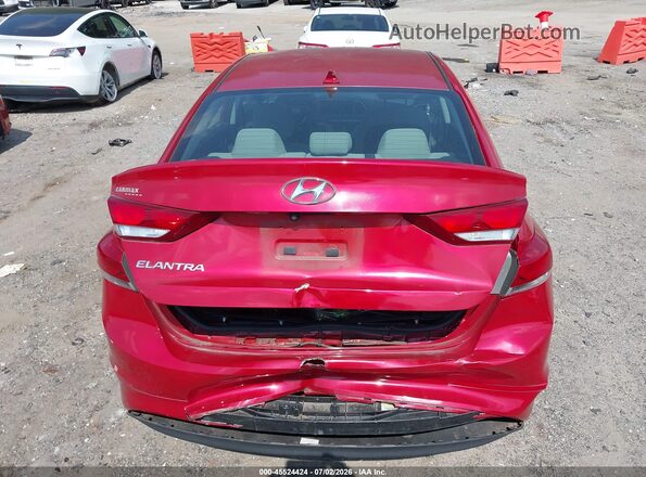 5NPD84LFXJH331884 2018 HYUNDAI ELANTRA Красный 