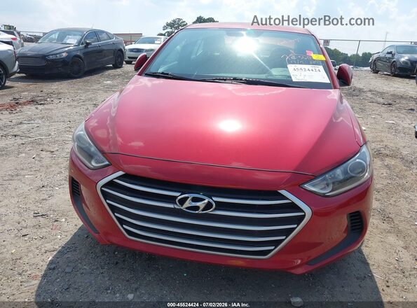 5NPD84LFXJH331884 2018 HYUNDAI ELANTRA Красный Вид щитка приборов
