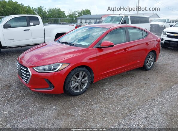 5NPD84LFXJH333814 2018 HYUNDAI ELANTRA Red Передня ліва чверть