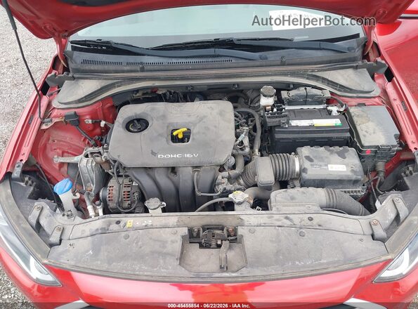 5NPD84LFXJH333814 2018 HYUNDAI ELANTRA Red Вид ззаду