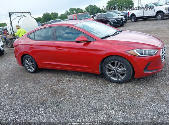 5NPD84LFXJH333814 2018 HYUNDAI ELANTRA Red Вид задньої частини салону