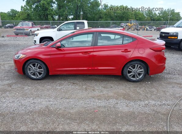 5NPD84LFXJH333814 2018 HYUNDAI ELANTRA Red Панорамний вид салону 360°