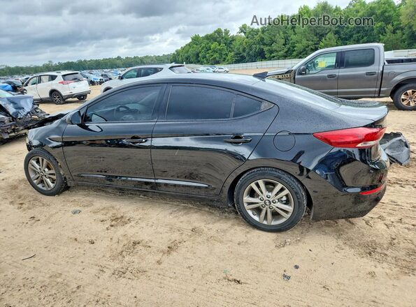 5NPD84LFXJH340021 2018 HYUNDAI ELANTRA Черный Задняя левая четверть