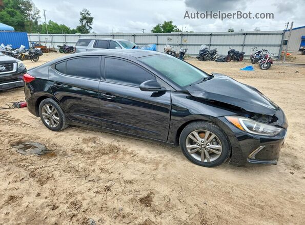 5NPD84LFXJH340021 2018 HYUNDAI ELANTRA Черный Передняя правая четверть
