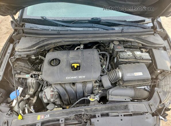 5NPD84LFXJH340021 2018 HYUNDAI ELANTRA Черный Вид задней части салона