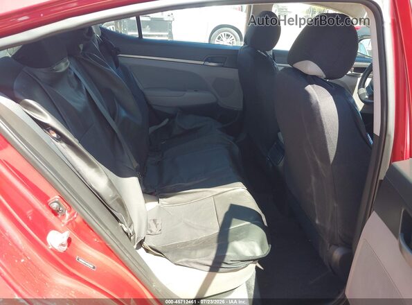 5NPD84LFXJH353562 2018 HYUNDAI ELANTRA Red VIN կոդի պիտակի տեսք