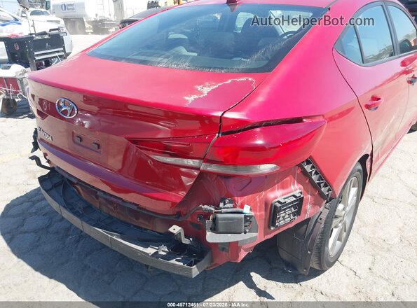 5NPD84LFXJH353562 2018 HYUNDAI ELANTRA Red Դիմացի տեսք