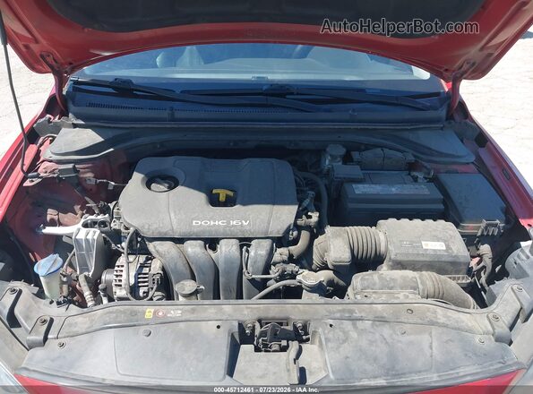 5NPD84LFXJH353562 2018 HYUNDAI ELANTRA Red Հետևի տեսք