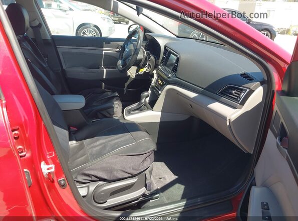 5NPD84LFXJH353562 2018 HYUNDAI ELANTRA Red Սալոնի դիմացի տեսք